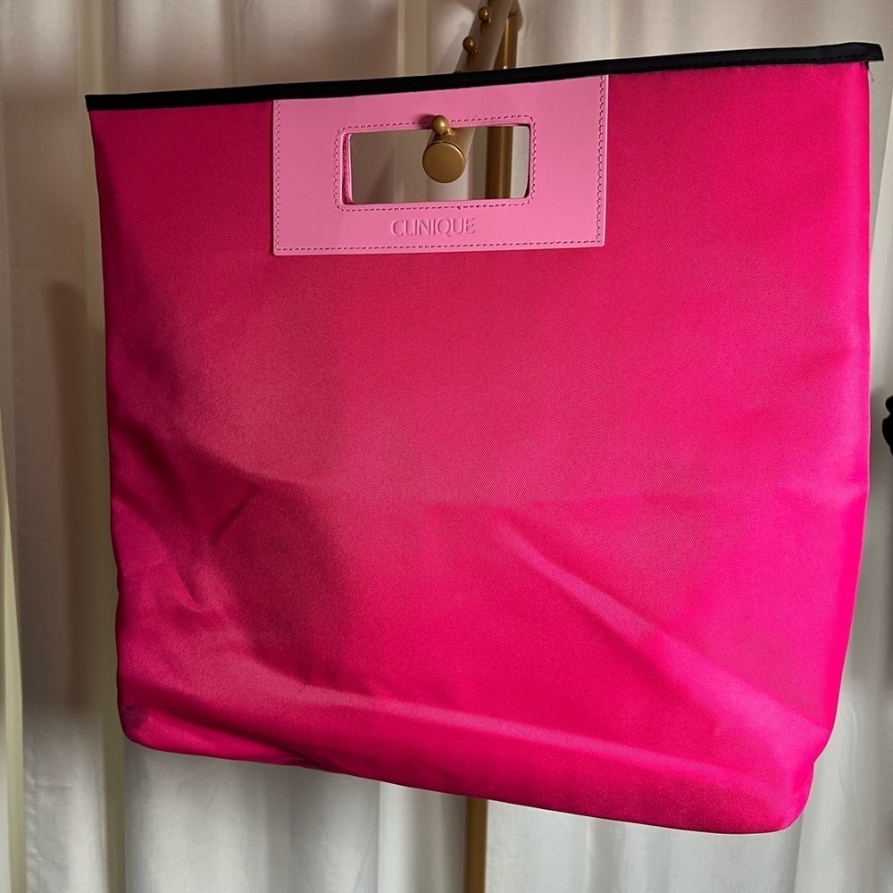 Clinique Pink Tote Bag